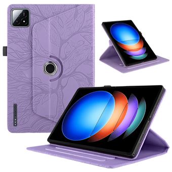 Capa ZURSANA para Xiaomi Pad 6S Pro 12,4 " 2024 | Pele PU | Suporte Giratório 360 Graus | Roxo - 1