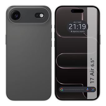 Capa Tumundosmartphone de TPU de gel de silicone Transparente para iPhone 17 Air (6,5) - 1