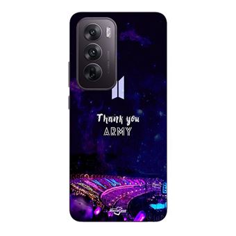 Capa Maniacase para Oppo Reno 12 5G | BTS army grupo BTS rei do K-pop - 1