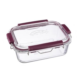 Caixa de armazenamento de comida Kilner Fresh Storage 1.4Lt | Bordô, Transparente - 1