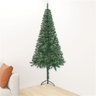 Árvore de Natal vidaXL artificial de canto 120 cm PVC verde - 1