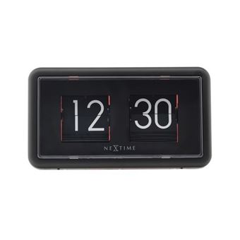 Relógio de Mesa NeXtime Flip Clock | Preto, Laranja - 1