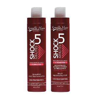 Kit Cabelo Semélle Hair - Shock 5 | Manutenção - Cuidado para Cabelo