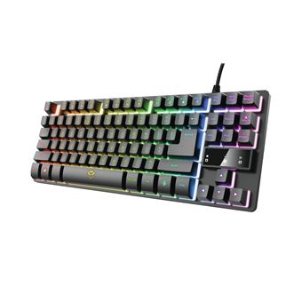 Teclado Gaming com Fios Trust GXT 833 Thado | Idioma: Alemão | Prateado - 1