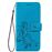 Capa Magunivers PU suporte de trevo azul para Samsung Galaxy S10_1