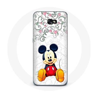 Capa Maniacase para Samsung Galaxy A8 2016 Flores Do Mickey Mouse Corações - 1