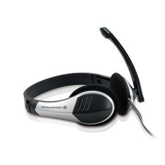 Auscultadores Conceptronic Allround Stereo Headset | Prateado - 1