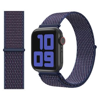 Bracelete de Nylon HSMY Simples para Apple Watch Series 6/ SE/ 5/ 4 | 40 mm - Azul Escuro1 - 1