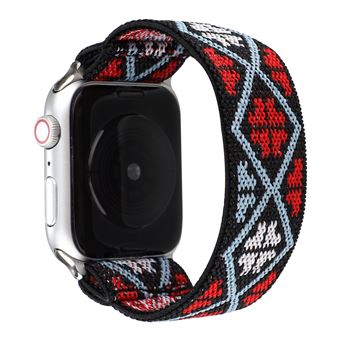 Bracelete de Nylon HSMY Extensível Trançado para Apple Watch Series 6/ SE/ 5/ 4 | 40 mm - Multicolor 1 - 1