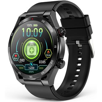 Smartwatch CHRONUS | 1,39" | Bluetooth | Pressão Arterial | FC | Sono | IP67 | Preto - 1