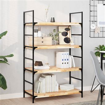 Prateleiras flutuantes vidaXL | 3 Peças | 60x40x4cm | acácia maciça não tratada - 1