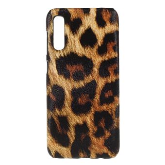 Capa TPU + PU leopardo para Samsung Galaxy A50