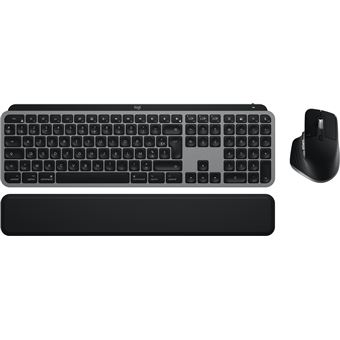 Teclado Wireless + Rato Logitech MX Keys S Combo for Mac | Idioma: Francês | Alumínio - 1