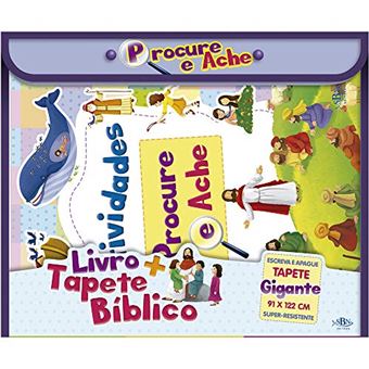 Livro + Tapete Bíblico: Procure e Ache - 1