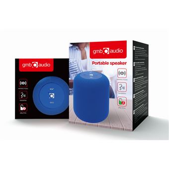 Coluna Portátil Mono Gembird SPK-BT-15-B | Azul - 1
