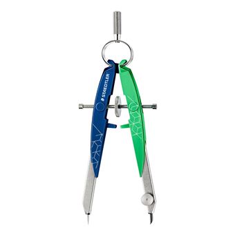 Compasso Staedtler Mars comfort 556 | Azul, Verde, Prateado - 1