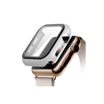Capa de Proteção Gift4Me + Vidro para Apple Watch Series 9 - 41mm - Branco - 1