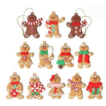 Pendente Clássico de Boneco de Gengibre V-REEL Modelo B | Amarelo - 1