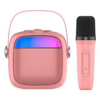 Coluna Portátil Mono COOL Accesorios Mini Karaoke | Rosa - 1