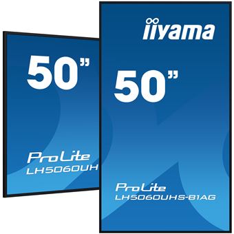 Ecrã de Sinalização iiyama LH5060UHS-B1AG | LED | 4K UHD | 49,5'' | 125,7 cm - 1
