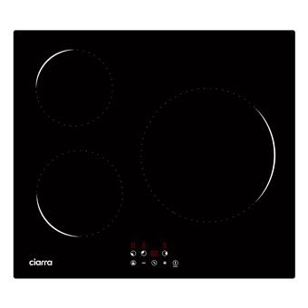 Placa de Indução Ciarra CD3BIH-C | 5600W | 59 cm | 3 Zonas | 9 Níveis | Temporizador - 1