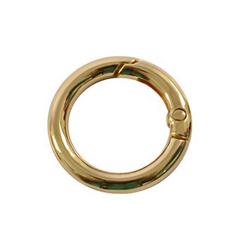 Argola Articulada Circulo | 25mm | Dourada | 6 Unidades - 1