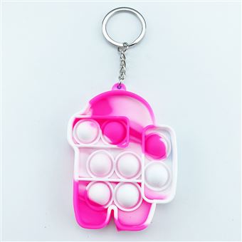 Brinquedo Anti Stress Lionvolant Push Pop Bubble Sensory Fidget Toy - Camuflagem Alienígena Rosa - 1