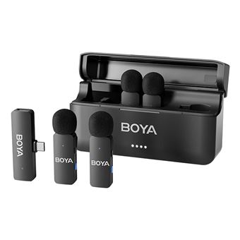 Microfone de Lapela BOYA BY-V4U | Preto - 1