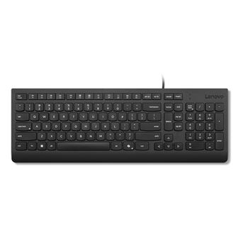 Teclado com Fios Lenovo 4Y41R64660 | Idioma: Português | Preto - 1
