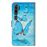 Capa Magunivers | TPU impressão de decoração de ponto de luz com alça borboletas azuis para Xiaomi Mi CC9 Pro/Mi Note 10/Mi Note 10 Pro_2