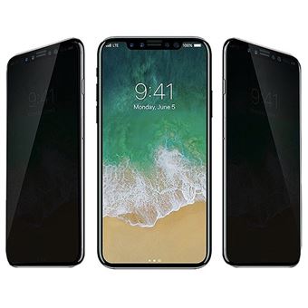 Película de Vidro Phonecare Anti-Spy / Privacidade para iPhone 12 - Transperente/Preto - 1