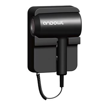 Secador de Cabelo com Suporte Andowl Q-F1600 | 1600W | Preto - 1