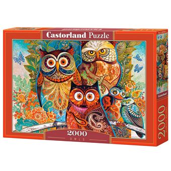 Puzzle Castorland Owl, Bird, Animal Owls 2000 Peças - 1