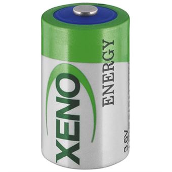 Pilha Xeno LI 1/2AA 1200mAh 3.6V | Verde, Prateado - 1