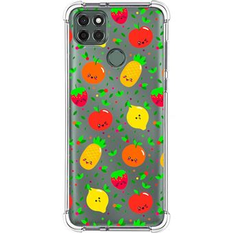Capa Tumundosmartphone de silicone anti-choque para Motorola Moto G9 Power design Frutas 01 Desenhos - 1