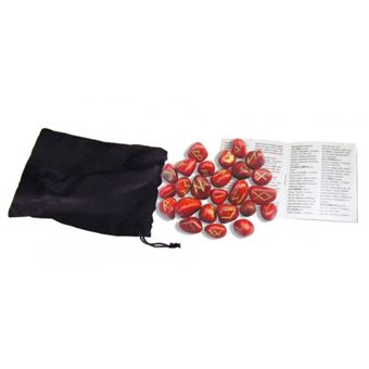 Red Jasper Stone Runes - Mixed media product - 2011 - 1