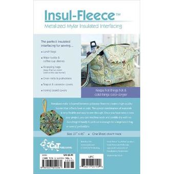 InsulFleece Craft Pack 27 X 45 Metalized Mylar Insulated Interfacing - 1