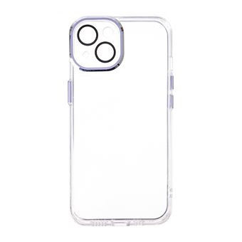 Capa skyhe para Apple iPhone 13 | Clear Chrome Close | Transparente + Roxo - 1