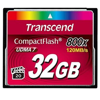 Cartão de Memória Transcend TS32GCF800 | Preto - 1
