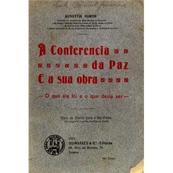 A conferencia da paz e a sua obra. - 1