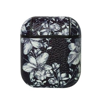 Capa protetora Antichoque WISETONY para Apple AirPods 1 / 2 Preto e Branco - 1