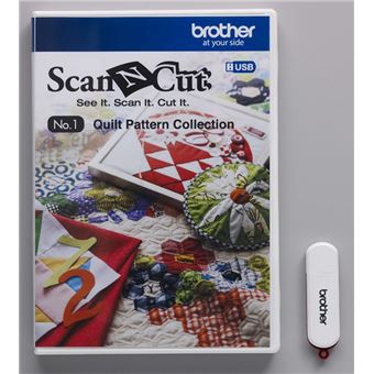 USB com Padrões de Quilt Brother ScanNcut - 1