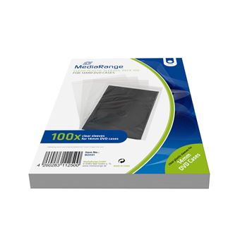 Caixa para Discos Óticos MediaRange Zubehör CD-/DVD-Rohlinge | Transparente - 1