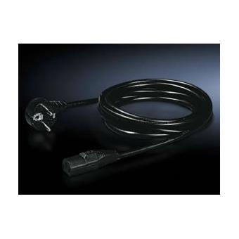 cabo de energia Rittal DK 7200.210 1.8m Ficha de alimentação tipo D Preto - 1