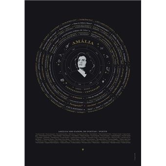 Póster TEMPUS.ART Amália-100 Fados/50 Poetas | 35x50 cm - 1
