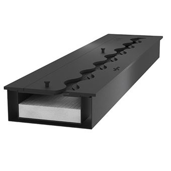 Queimador de Bioetanol de Encastrar OutInFire SLIM BLACK BURNER | Preto | 1000 - 1