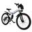 Bicicleta Elétrica de Montanha Ancheer | Absorção de Choque UK | Plug Branco_1