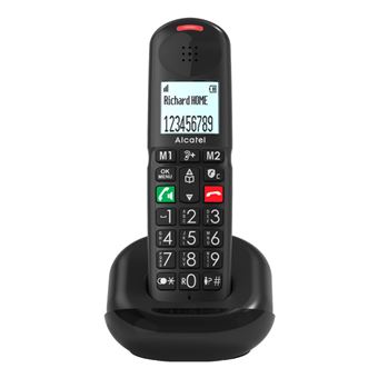 Telefone Analógico Alcatel XL685 Duo EWE | Preto - 1