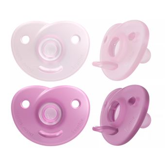 Chupeta Clássica para Bebé Philips AVENT Soothie SCF099/27 Soothie | Rosa - 1