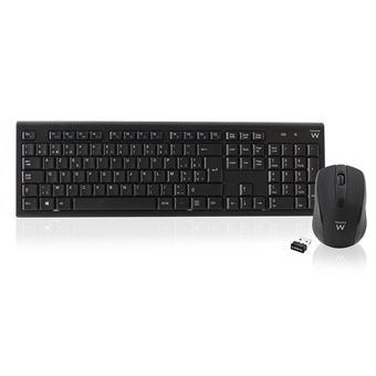 Teclado Wireless + Rato Ewent EW3137 | Preto - 1